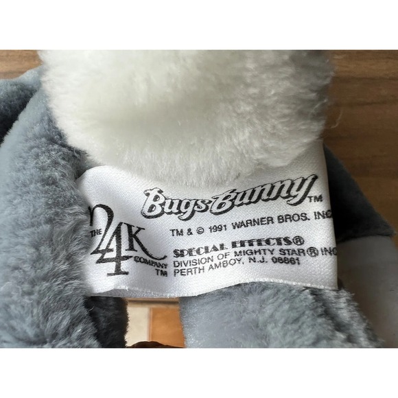 Bugs Bunny P1ush w/‎ strap to Attach to Stroller / Carseat Warner Brothers 14" - Picture 3 of 8
